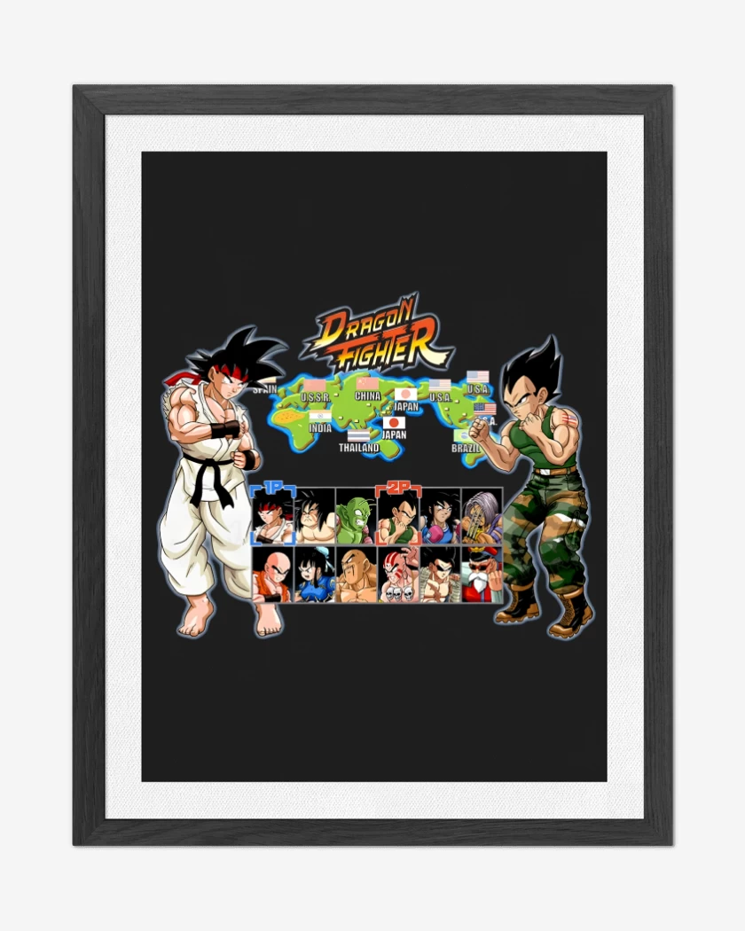 Cuadro decorativo Dragon Fighter 