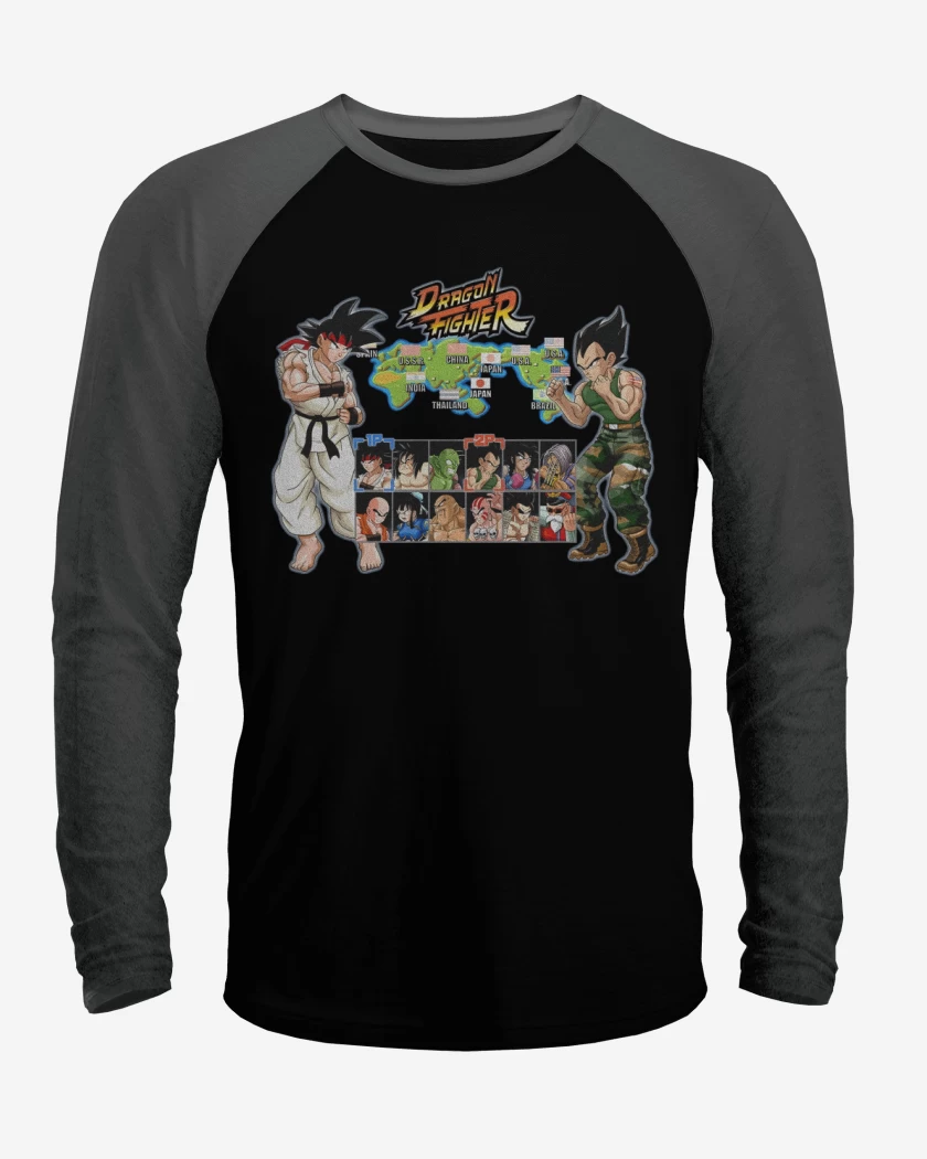 Polera Raglan Dragon Fighter 