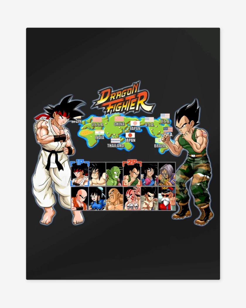 Print metalico Dragon Fighter 