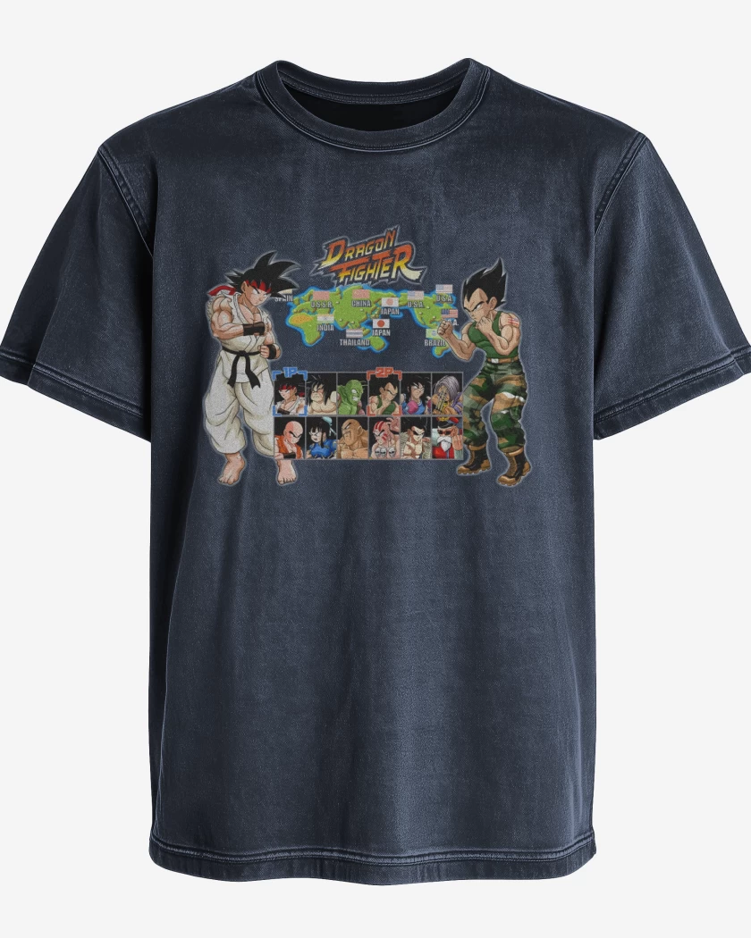Polera desgastada Dragon Fighter 