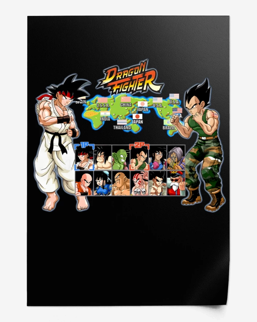 Print Dragon Fighter 