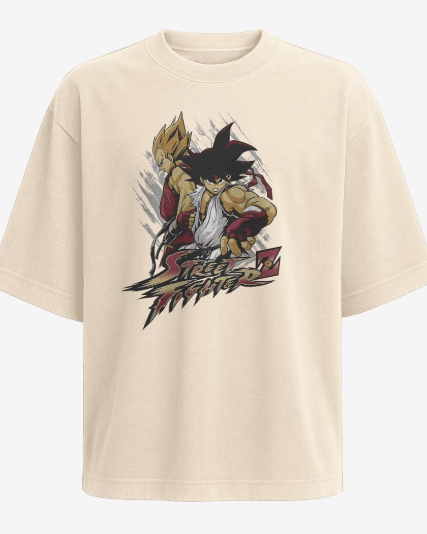 Polera Oversize Street Fighter Z