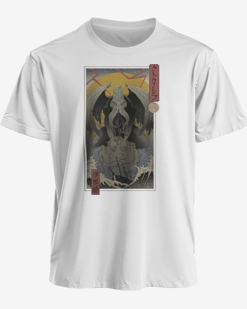 Polera Cthulhu Ukiyo-e