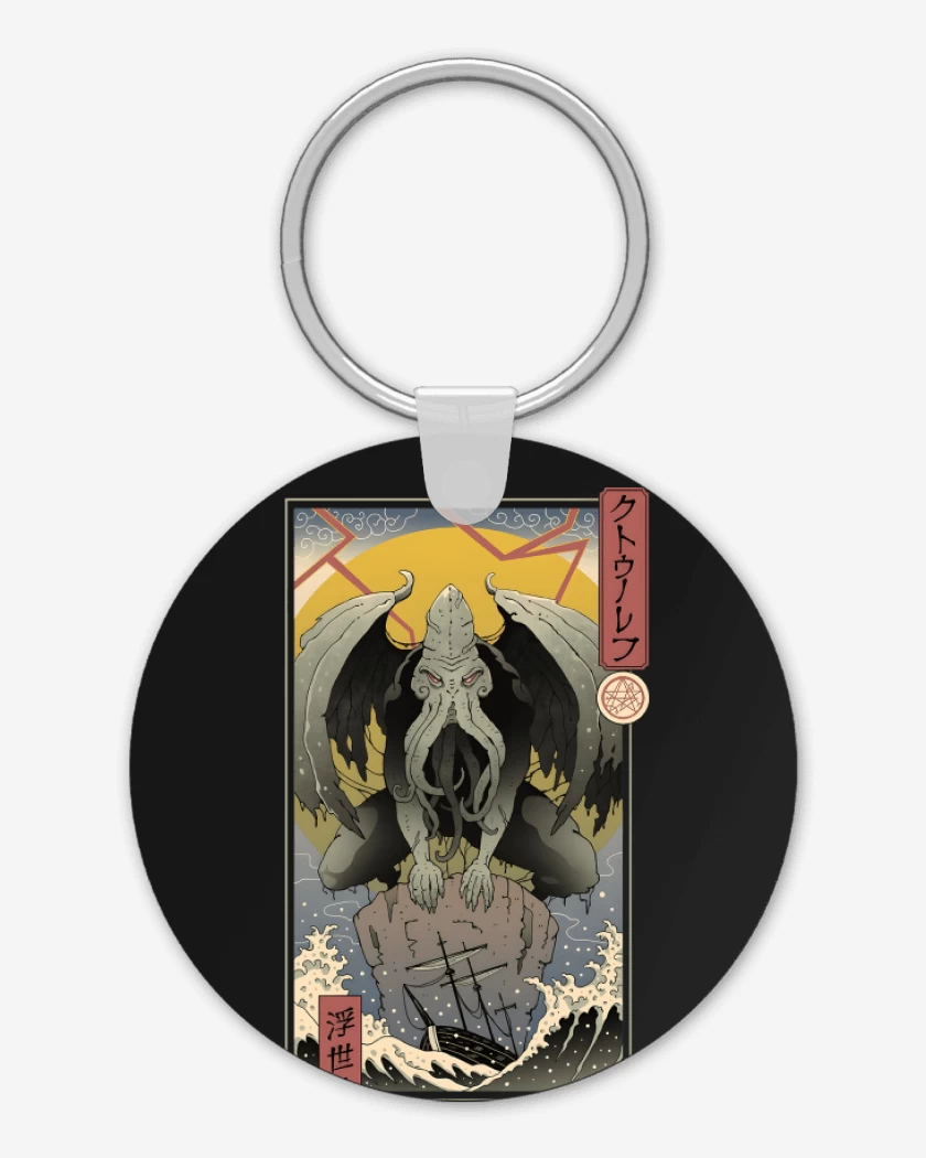 Llavero Cthulhu Ukiyo-e
