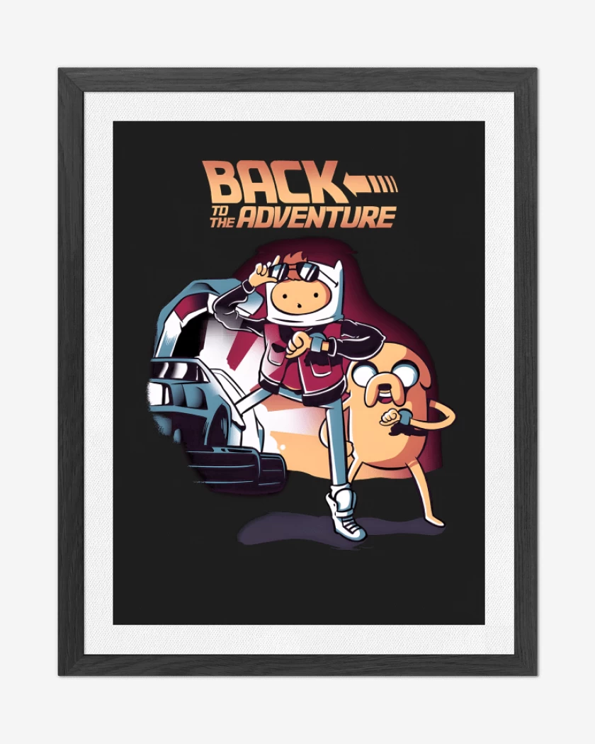 Cuadro decorativo Negro de Volver a la Aventura 2
