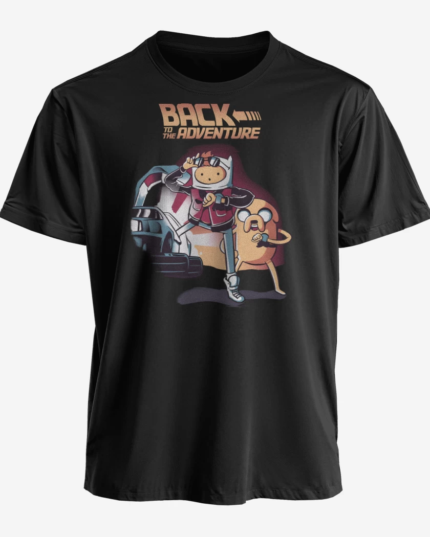 Polera premium Negro de Volver a la Aventura 2
