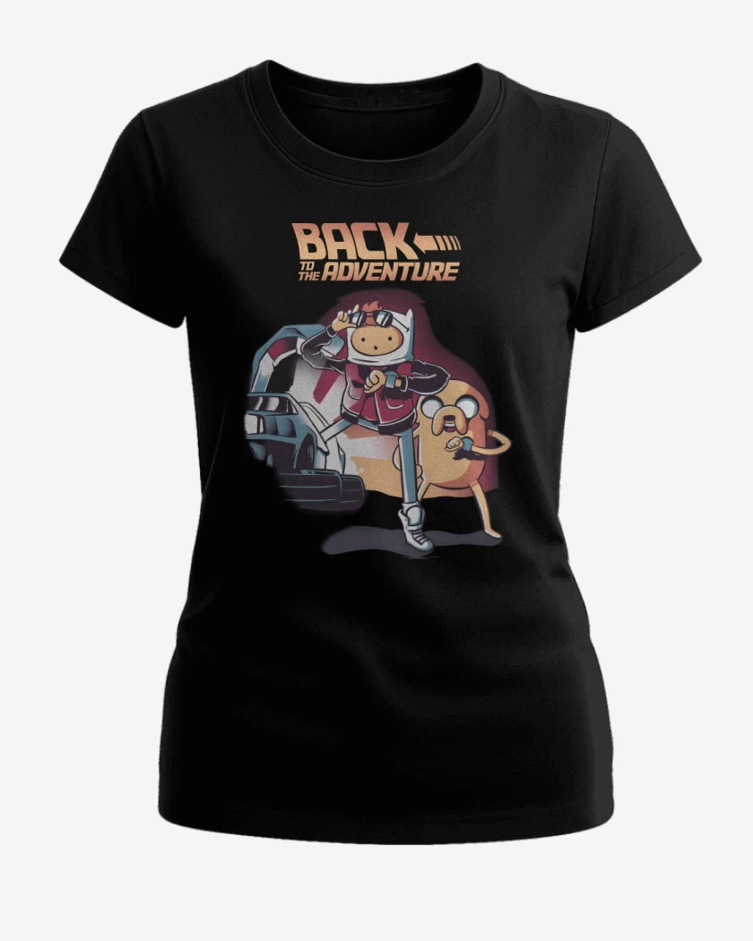 Polera de Mujer Negro de Volver a la Aventura 2