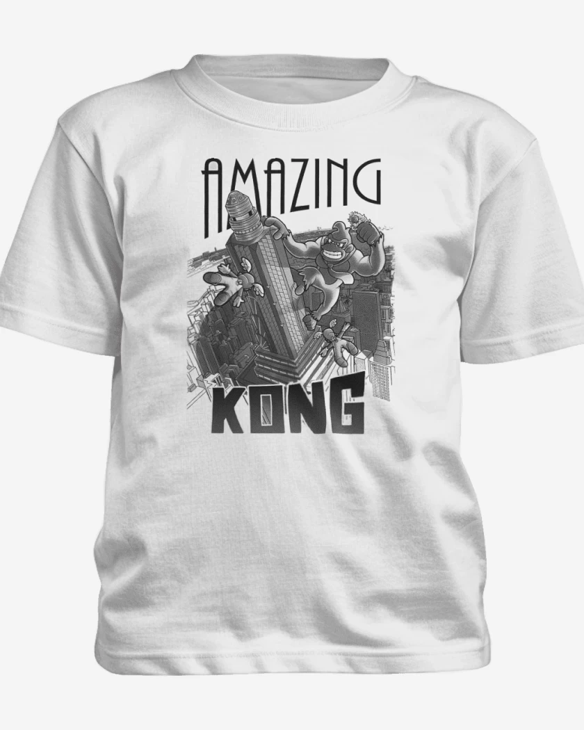 Polera de niño Blanco de Amzing Kong