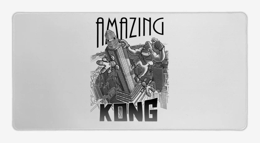 Mouse pad Gamer Blanco de Amzing Kong