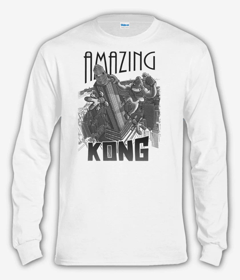 Polera manga larga Amzing Kong