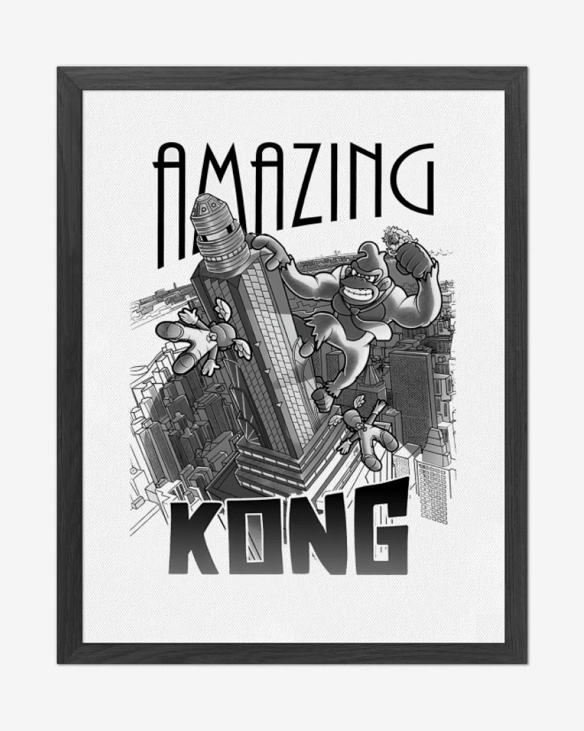 Cuadro decorativo Blanco de Amzing Kong