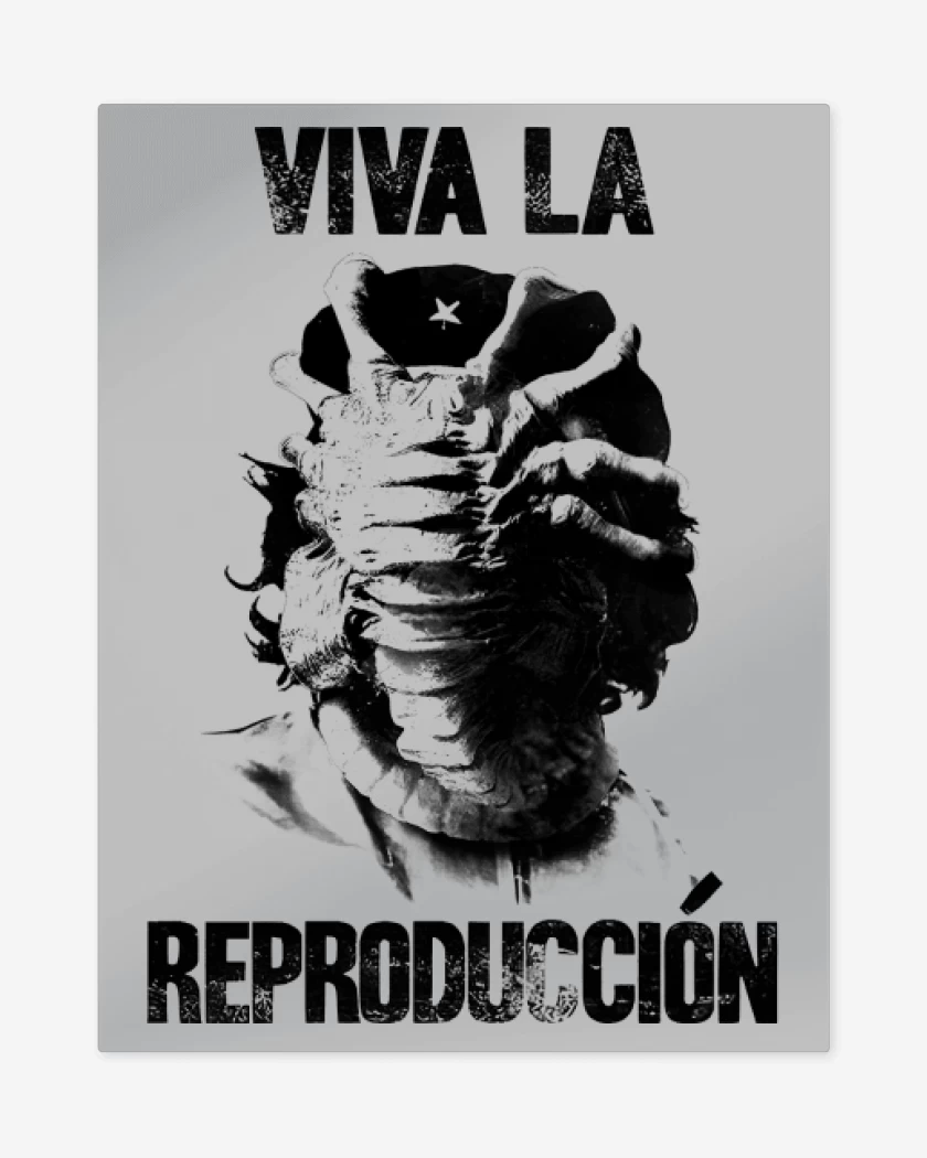 Print metalico Viva la Reproducción