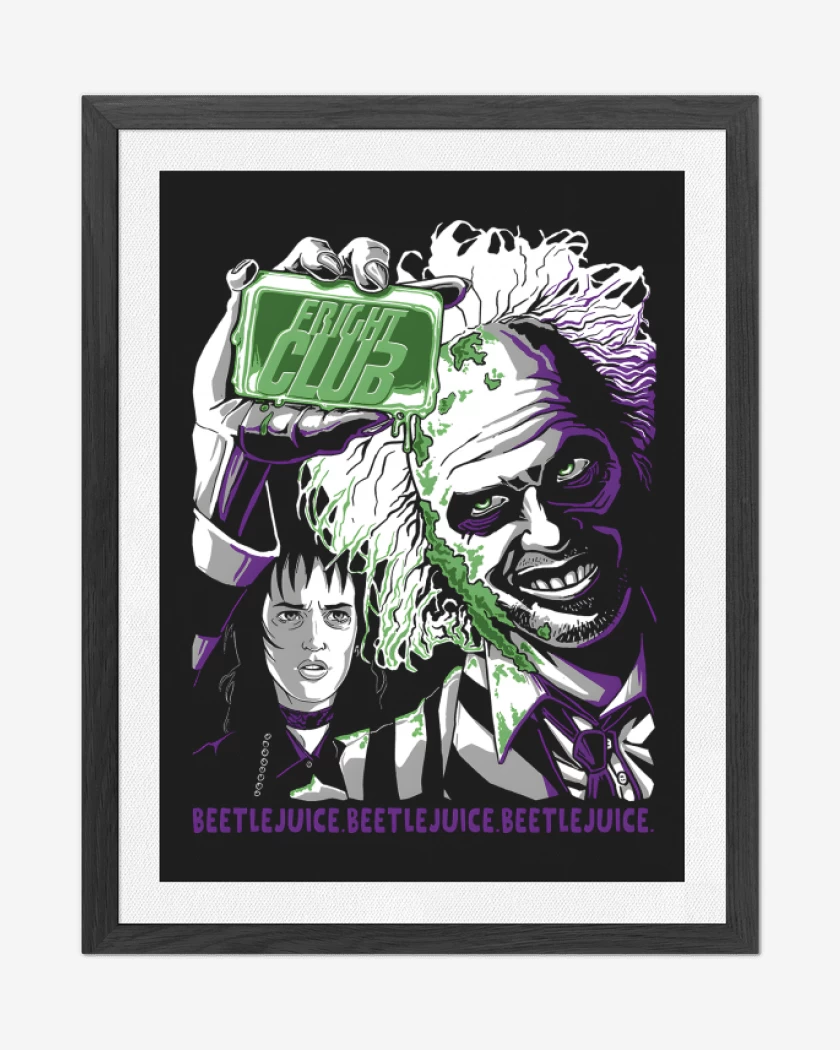 Cuadro decorativo Negro de Fright Club
