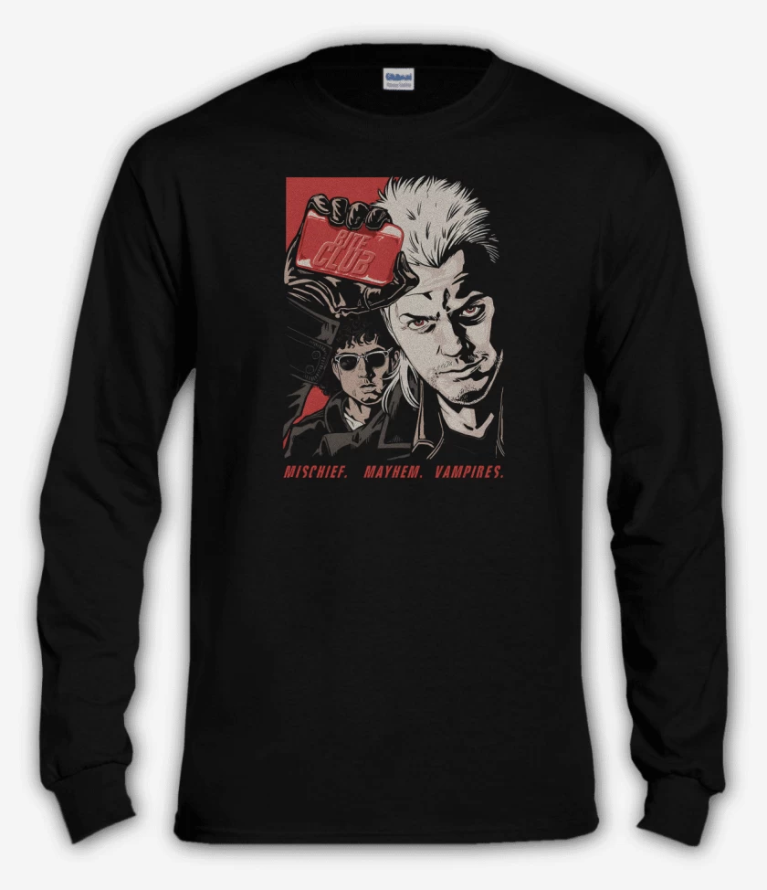 Polera manga larga Negro de Bite Club
