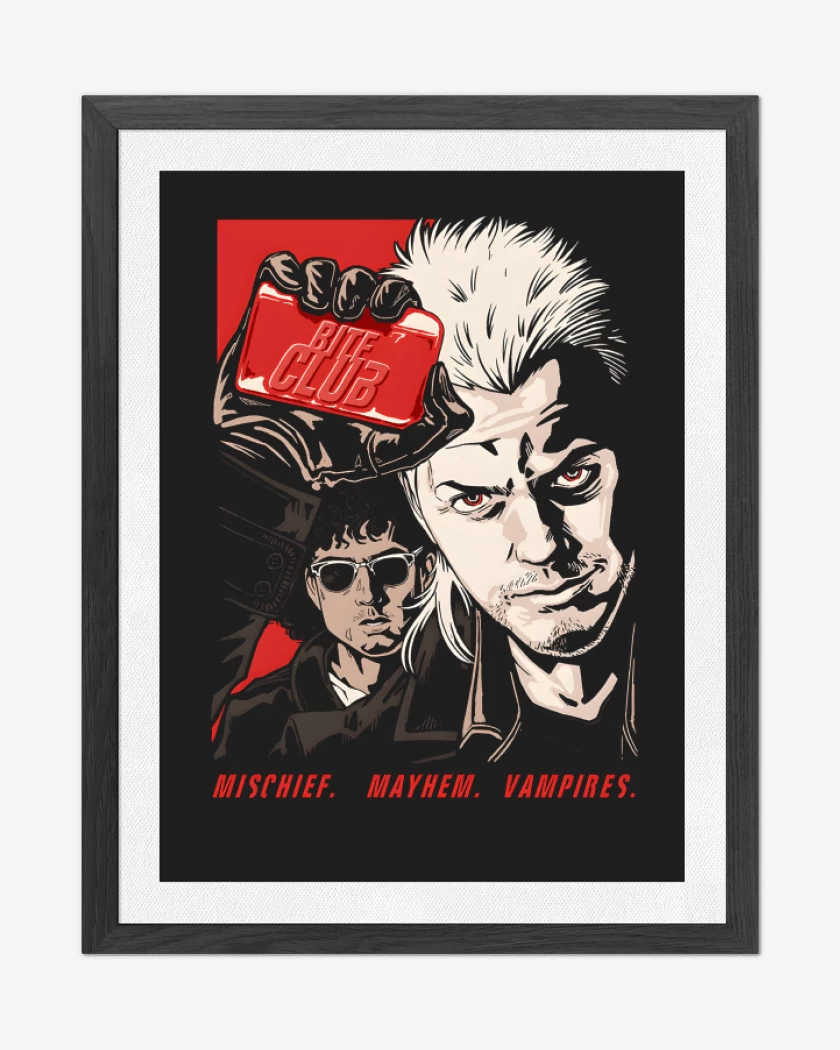 Cuadro decorativo Negro de Bite Club