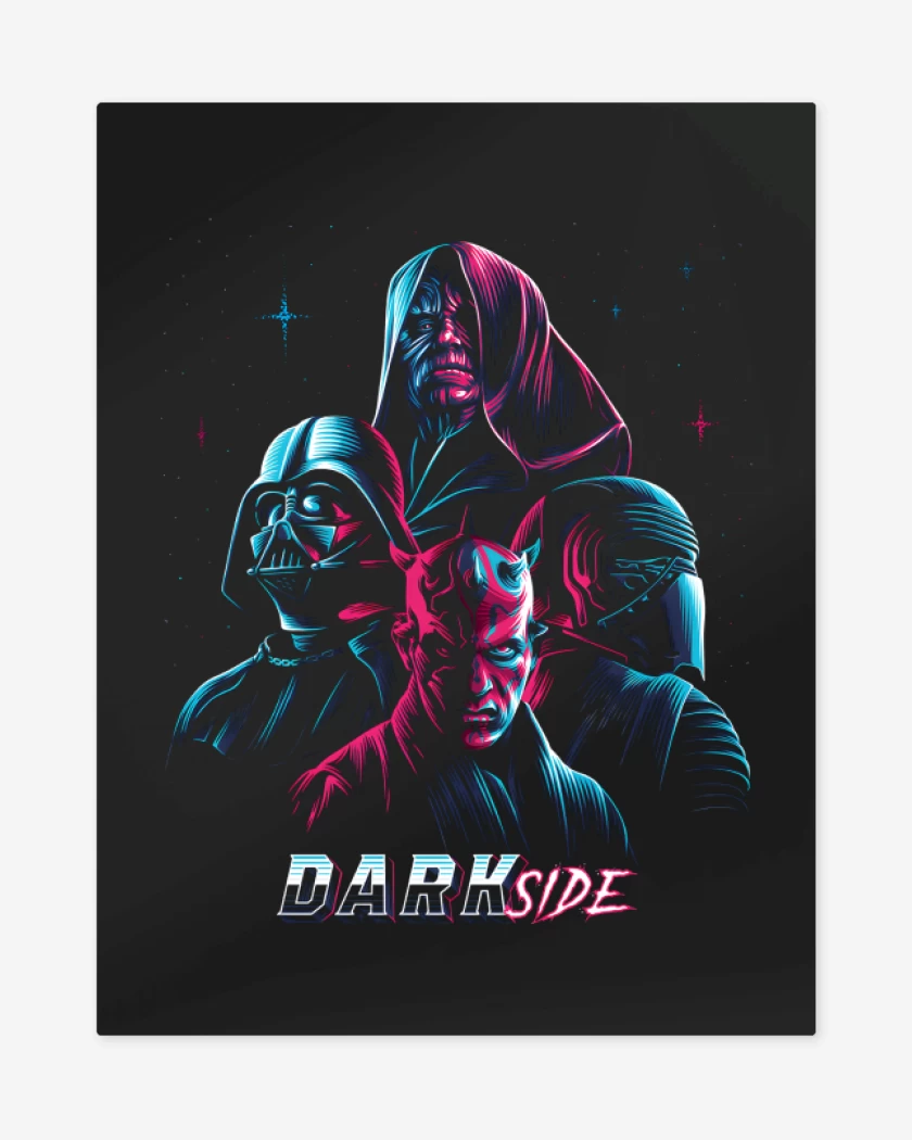 Print metalico Negro de DARKside