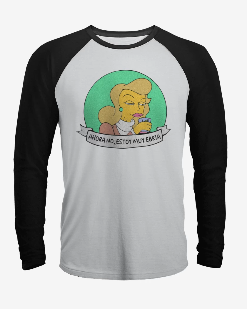 Polera Raglan Estoy muy ebria