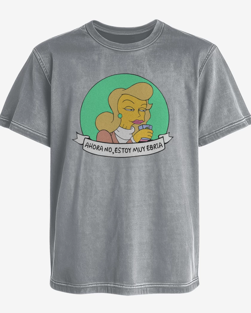 Polera desgastada Estoy muy ebria