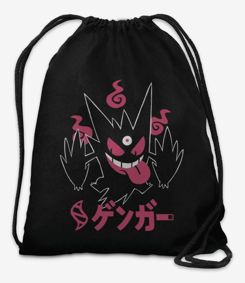 Mochila Negro de Mega Gengar