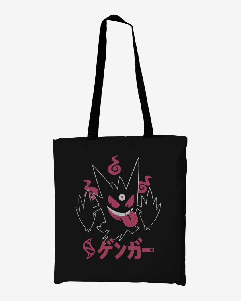 Totebag Negro de Mega Gengar