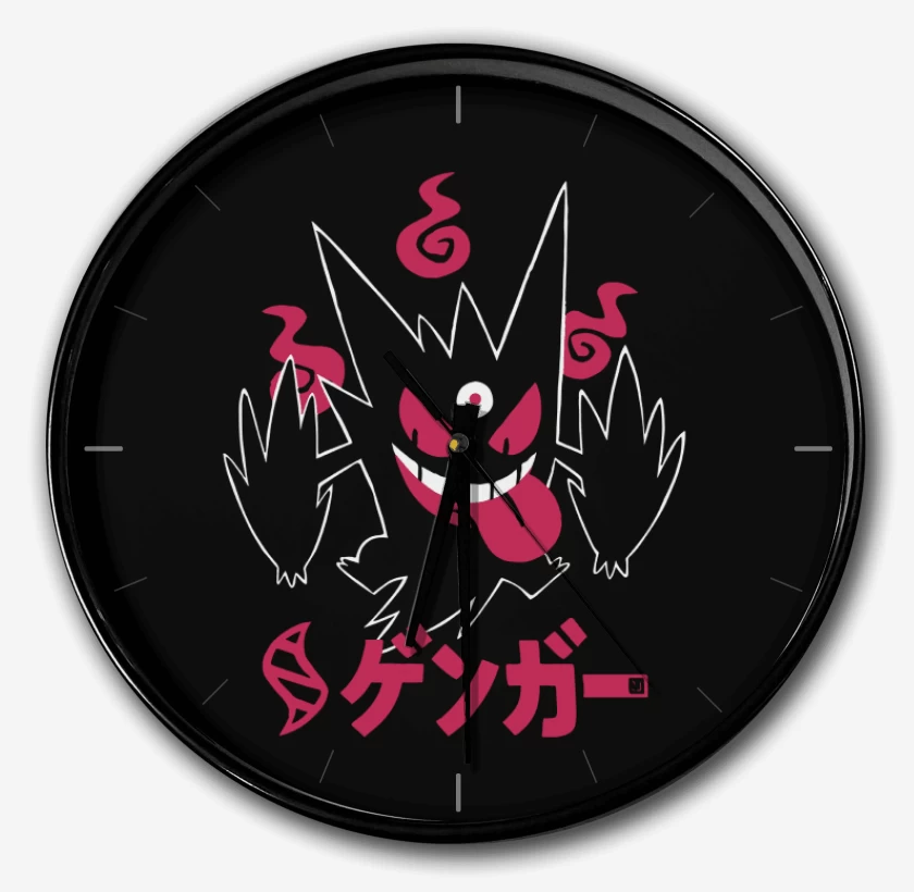 Reloj Negro de Mega Gengar