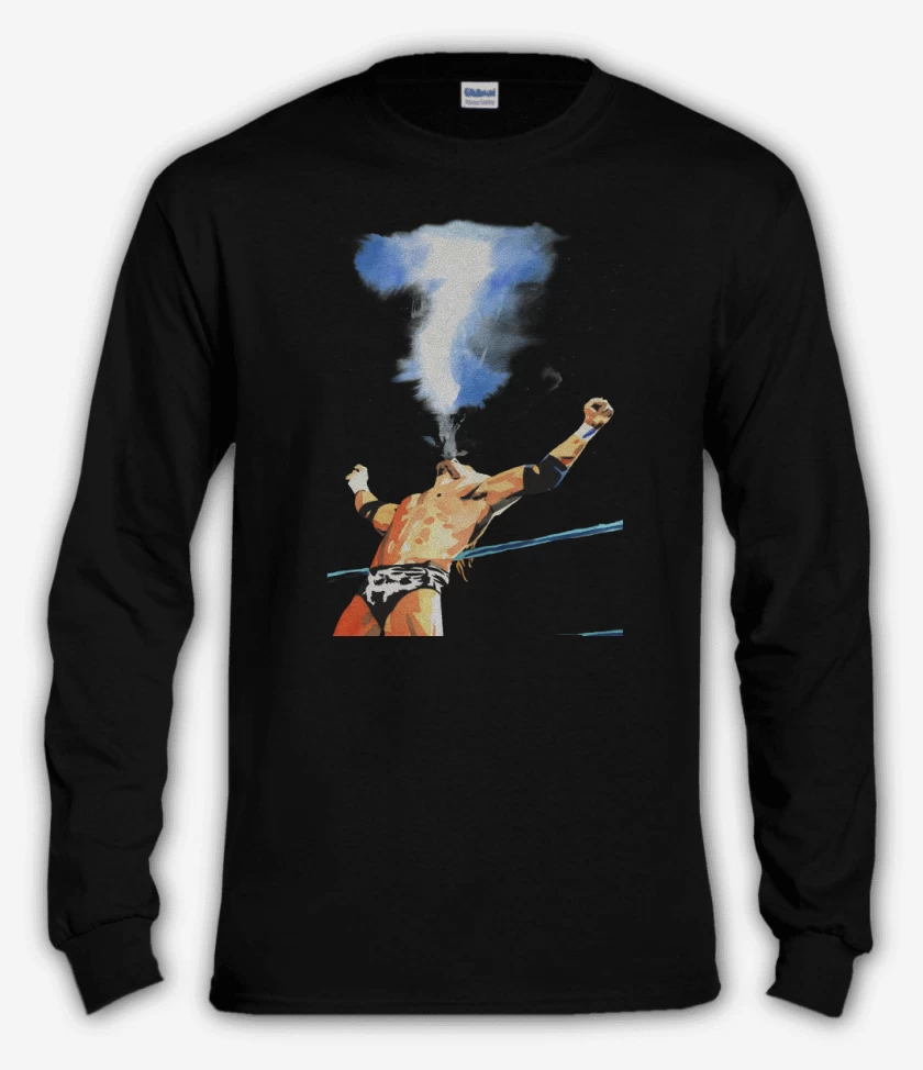 Polera manga larga Negro de HHH