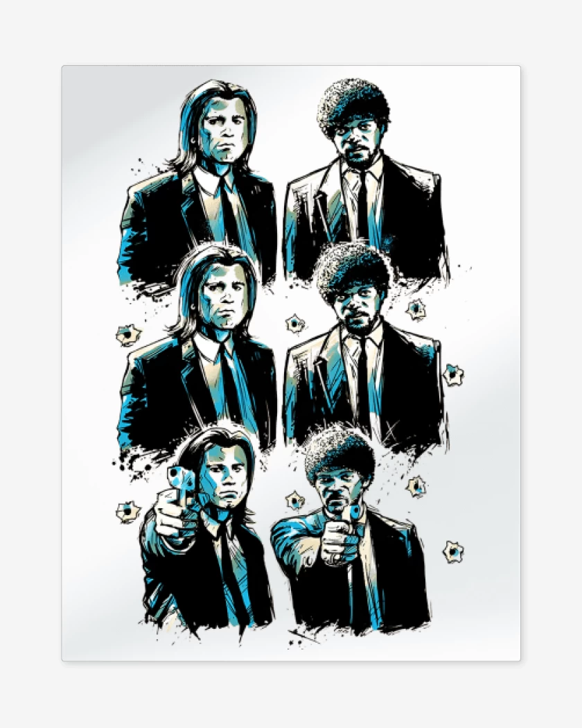Print metalico Blanco de Jules and Vincent