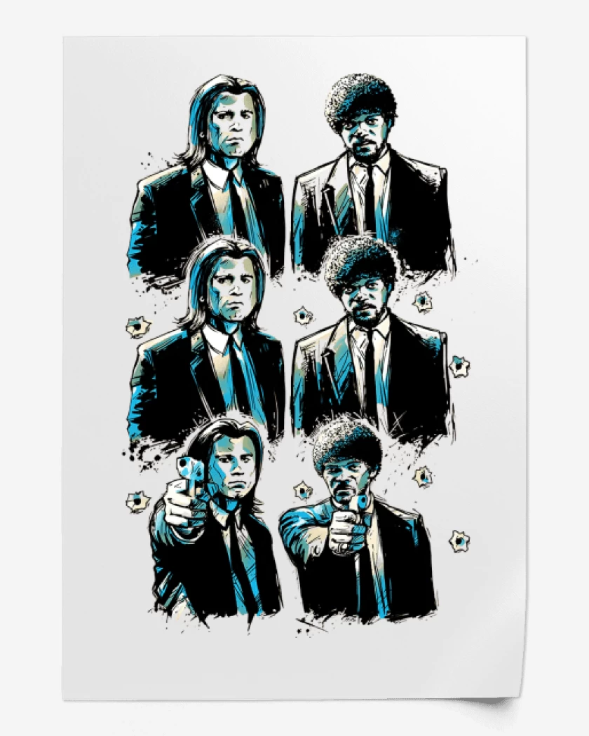 Print Jules and Vincent