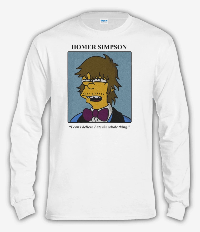 Polera manga larga Blanco de Muchacho guapetón