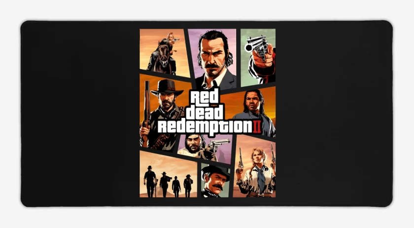 Mouse pad Gamer Red Dead Redmption II
