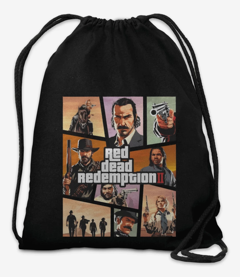 Mochila Negro de Red Dead Redmption II