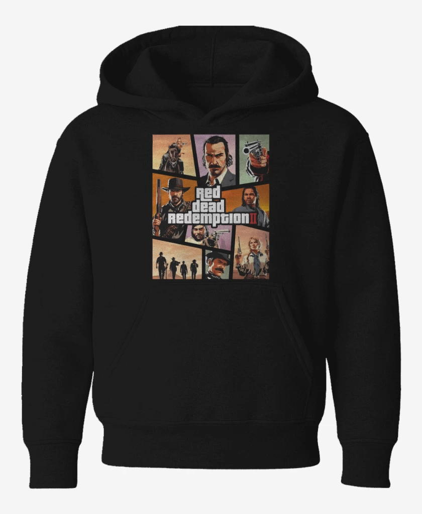 Poleron de niño Negro de Red Dead Redmption II