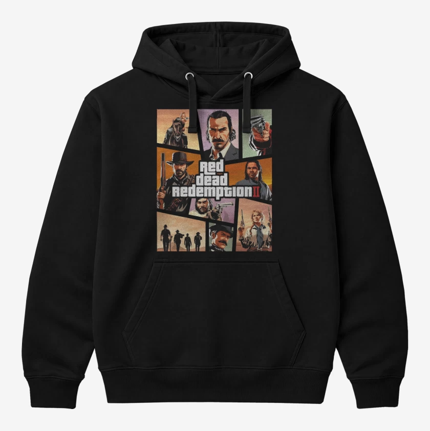 Polerón Canguro Negro de Red Dead Redmption II