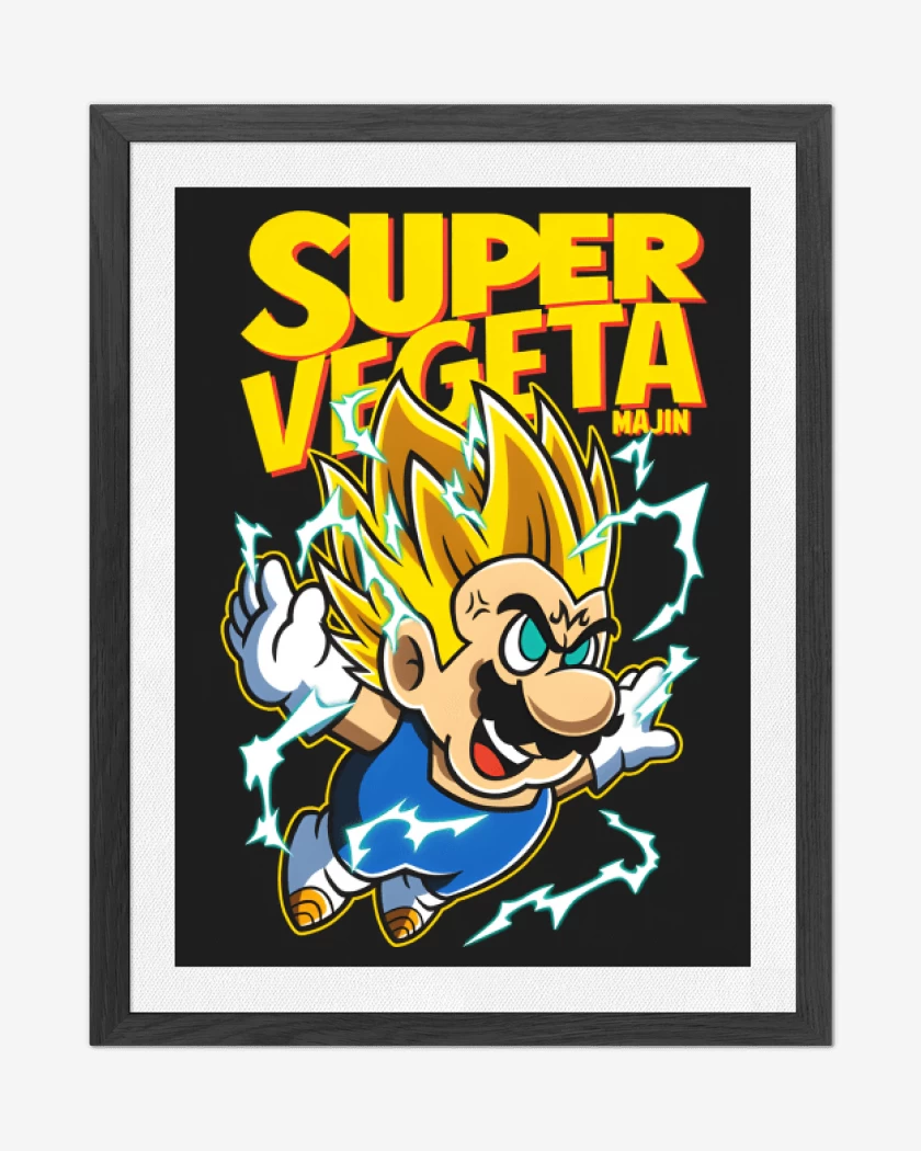 Cuadro decorativo Super Majin Vegeta 