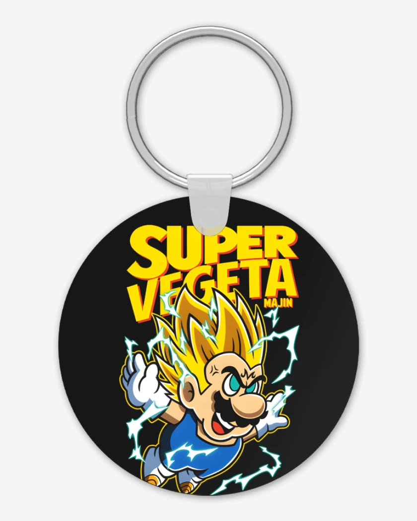 Llavero Negro de Super Majin Vegeta 