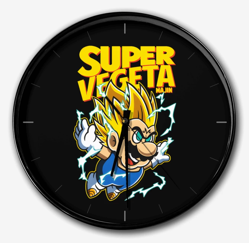 Reloj Negro de Super Majin Vegeta 