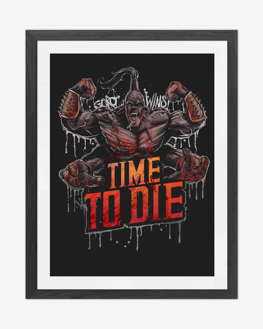Cuadro decorativo Negro de Time To Die