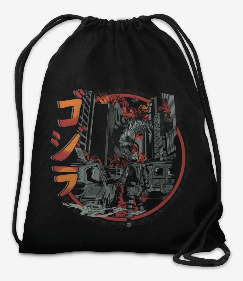 Mochila Negro de Destrucción de Godzilla