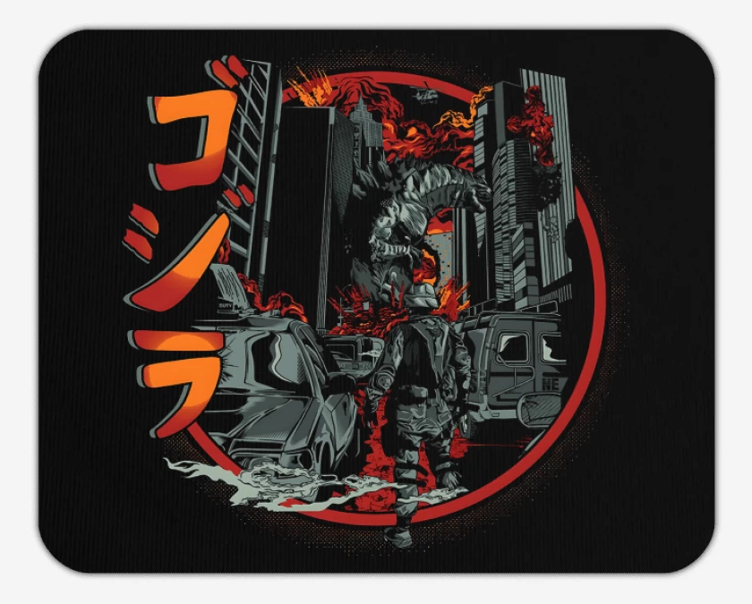 Mousepad Destrucción de Godzilla