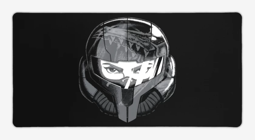 Mouse pad Gamer Negro de Reflejos de Ridley