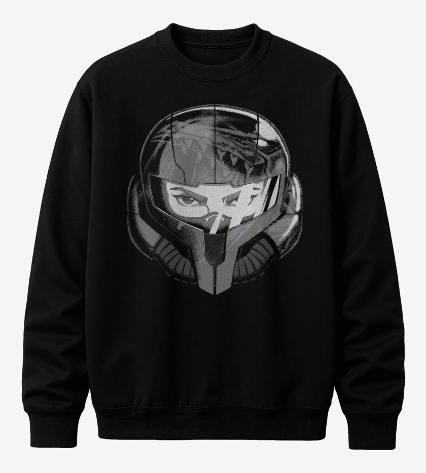 Poleron polo Negro de Reflejos de Ridley