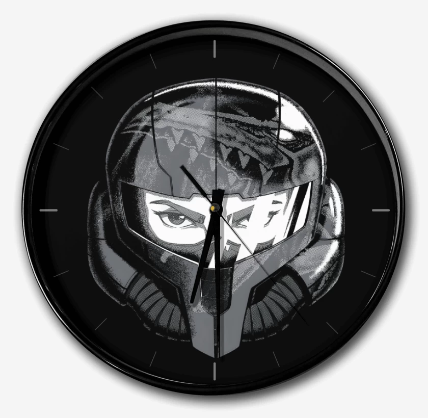 Reloj Negro de Reflejos de Ridley
