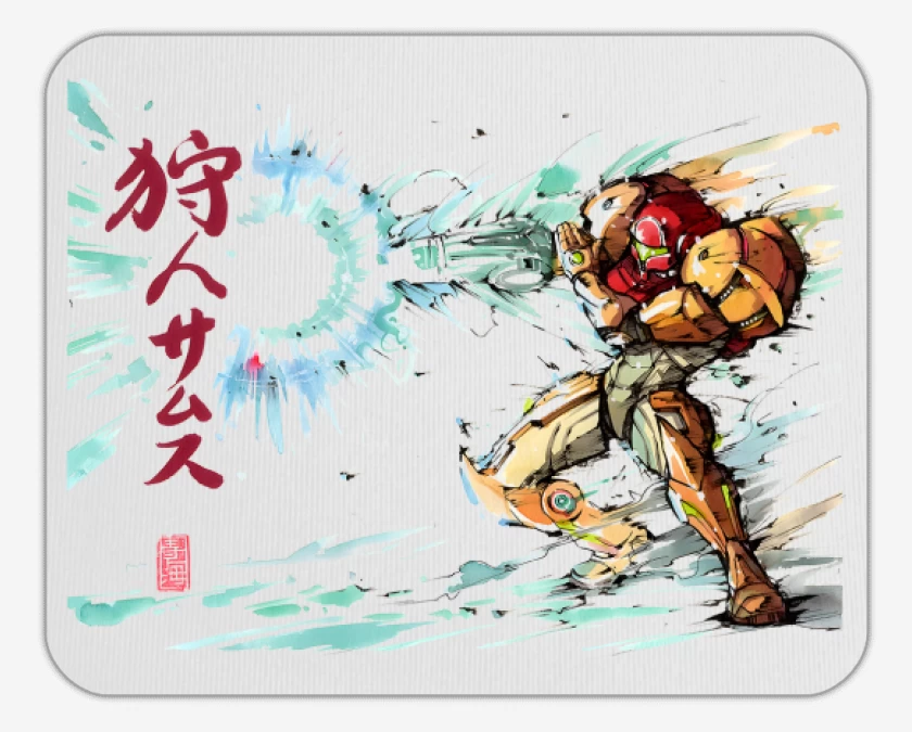 Mousepad Samus Shot Cannon