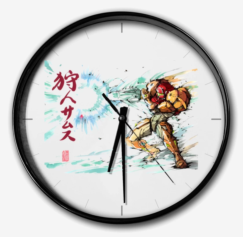 Reloj Blanco de Samus Shot Cannon