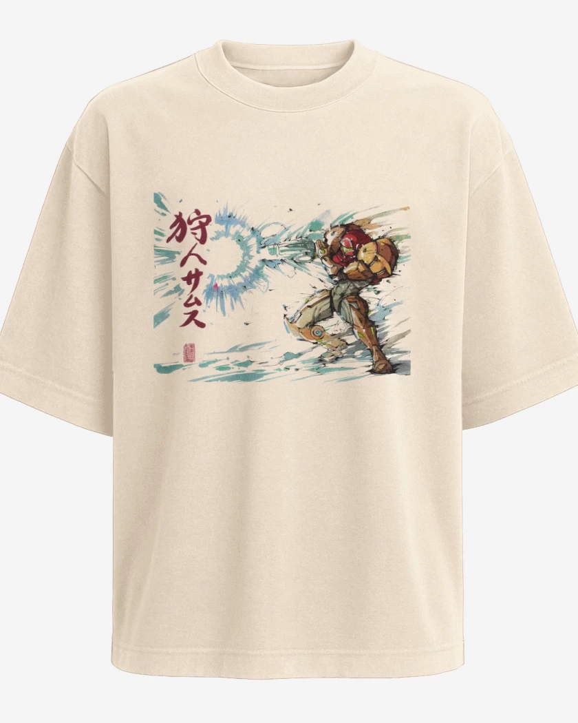 Polera Oversize Samus Shot Cannon