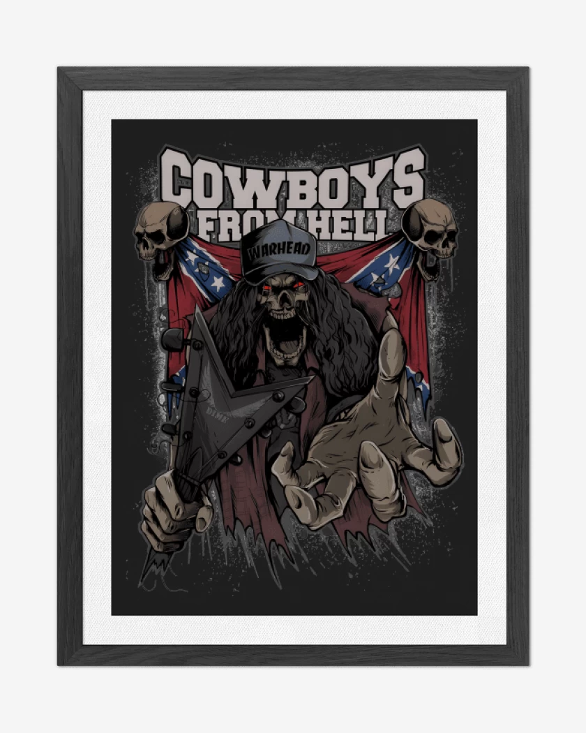 Cuadro decorativo Cowboys From Hell