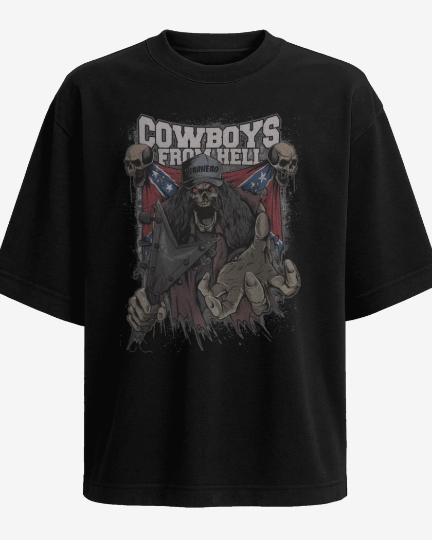 Polera Oversize Cowboys From Hell