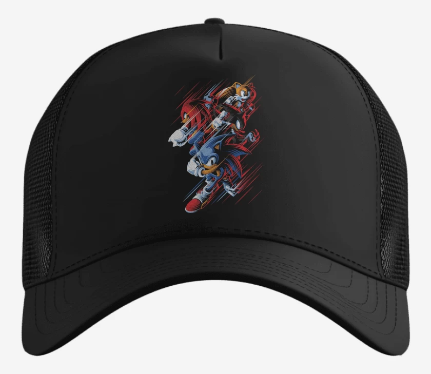 Gorro Negro de Sonic Fast