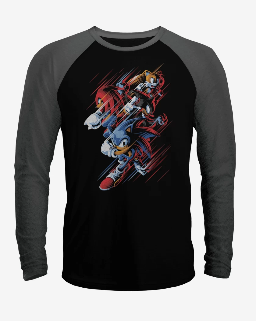 Polera Raglan Sonic Fast
