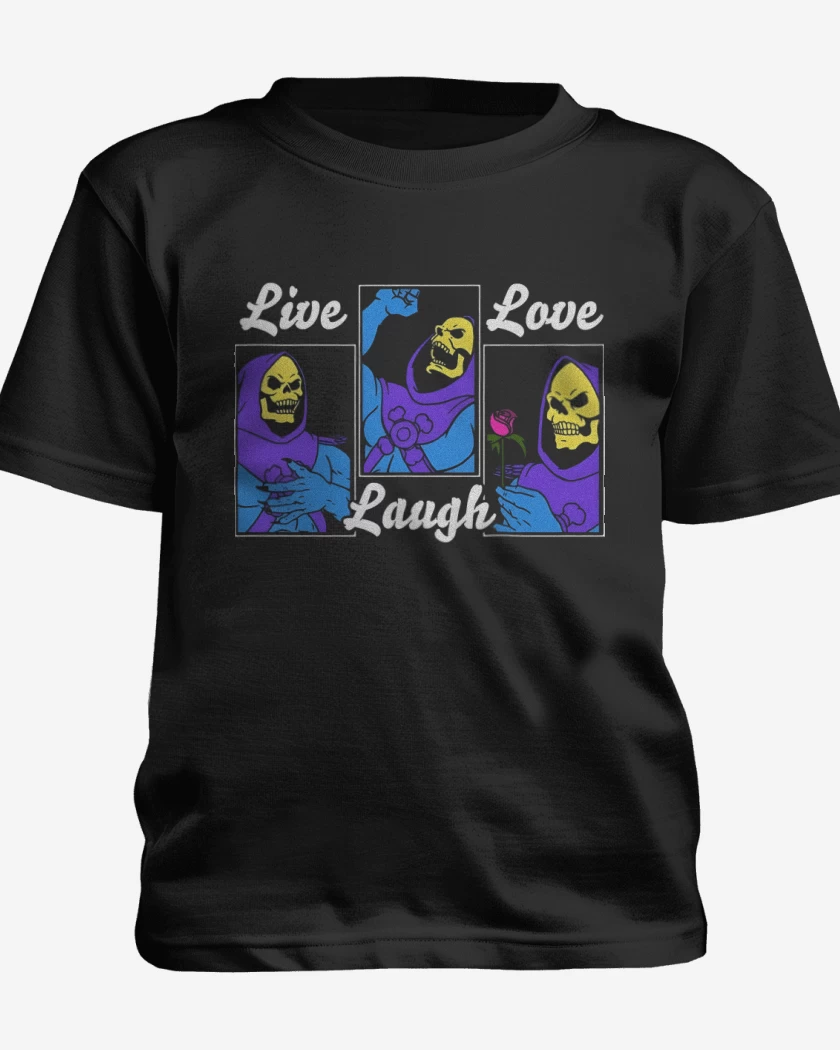 Polera de niño Negro de Live Laugh Love